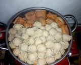Foto langkah ke 3 dari resep Tahu bakso dan bakso kriwil.