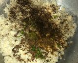 A picture of step 4 of Shyam savera paratha (Palak paneer).