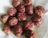 Foto del paso 12 de la receta Albóndigas de alubias pintas y champiñones