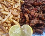 A picture of step 5 of Chicken Shawarma.