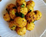 A picture of step 8 of Suji balls.