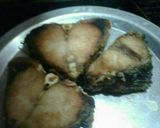 A picture of step 1 of Dahi machch.