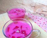 Foto langkah ke 4 dari resep Minuman es jelly buah naga.