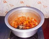 A picture of step 5 of "Egg and Vegetables Pasta"#Boxweek2.