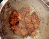 A picture of step 3 of Minch Waala Murgh/ Indian Chilli Chicken. 😙.