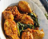 A picture of step 13 of Kashmiri kadam Saag Chicken.