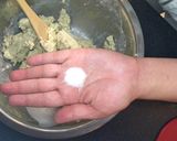 A picture of step 5 of Mushroom Tamales.