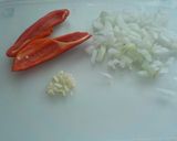 Foto del paso 4 de la receta Paella al HORNO de espinacas y gamba pelada