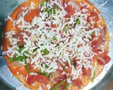 ब्रेड पिज़्जा (Bread pizza recipe in Hindi) रेसिपी चरण 4 फोटो