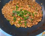 A picture of step 3 of Shrimp fried rice.