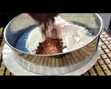 A picture of step 1 of Eggless chocolate cake in appam patra.