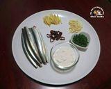 Hình bước làm 1 của món Cá Trứng Rim Nước Tương 양미리 조림
