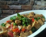 Foto langkah ke 7 dari resep Tumis Oncom Leunca.