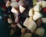 A picture of step 2 of Sweet Potato And Fruits Smoothy Shots.