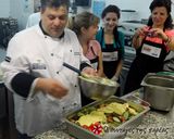 Φωτογραφία βήματος 5 της συνταγής Πανδαισία νωπών λαχανικών σε φωλιά παρμεζάνας