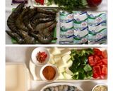 Hình bước làm 1 của món Cà-ri tôm
