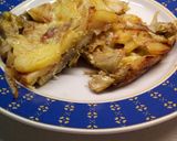 Foto del passaggio 12 della ricetta Frittata di carciofi cipolla e patate fritte
