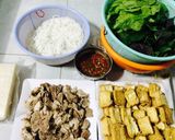 Hình bước làm 3 của món Bún đậu Mắm tôm