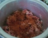 A picture of step 4 of Mutton masala.