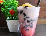 Foto langkah ke 5 dari resep Es Tape Cincau Susu.