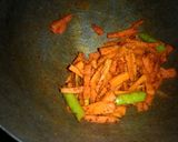 A picture of step 5 of Carrot -chilli instant achaar.