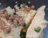 A picture of step 3 of Chana dal pakodi.