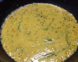 A picture of step 3 of Besan Drumstick curry.