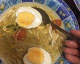 Foto langkah ke 7 dari resep Soto ayam kuah santan.