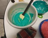 Foto del paso 2 de la receta: Unicornio rainbow cake