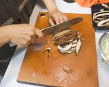 大蝦菠菜蘑菇意粉 附「實作影片」的食譜步驟3照片