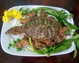 Hình bước làm 12 của món BA BA RANG MUỐI (Cua Đinh)