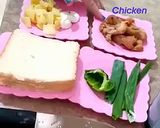 A picture of step 2 of Kite sandwich 🥰.
