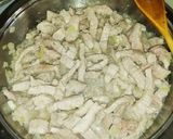Tejfölös-tejszínes gombás hús recept fázis 3 fotója