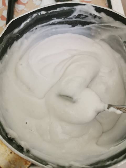 Langkah-langkah untuk membuat Cara membuat Bubur sumsum takaran sendok