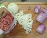 Foto del paso 1 de la receta Berenjena gratinada rellena con carne de buey