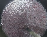 A picture of step 2 of Rose sabja lemonade/cooled refreshing drink.