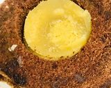 A picture of step 5 of Decadent checkers cake in microwave.