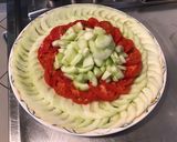 Une image de l'étape 4 de Salade de concombres, tomates, coeurs de palmier au persil et crème de balsamique.