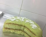 Hình bước làm 3 của món Chiffon lá dứa