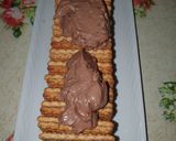 Pas rețetă Prăjitură cu biscuiți 4 fotografie