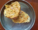 A picture of step 5 of Chow chow muthia with bell pepper.