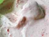 Helado de frutilla vegano