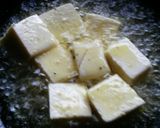 A picture of step 1 of Kashmiri Paneer.