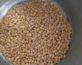 A picture of step 1 of Mirapakaya dal.