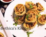 Baked Paneer Pin Wheels recipe step 9 photo