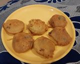 A picture of step 6 of Aloo Bade.