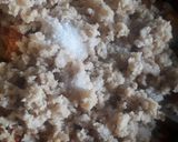 A picture of step 7 of Veg keema (soya granules).