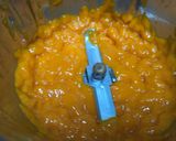 A picture of step 2 of Mango Gazpacho.