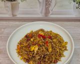 Foto langkah ke 4 dari resep Nasi Goreng Ikan Teri Asin.