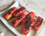 Foto langkah ke 5 dari resep Pukis Lumer Merah Putih.